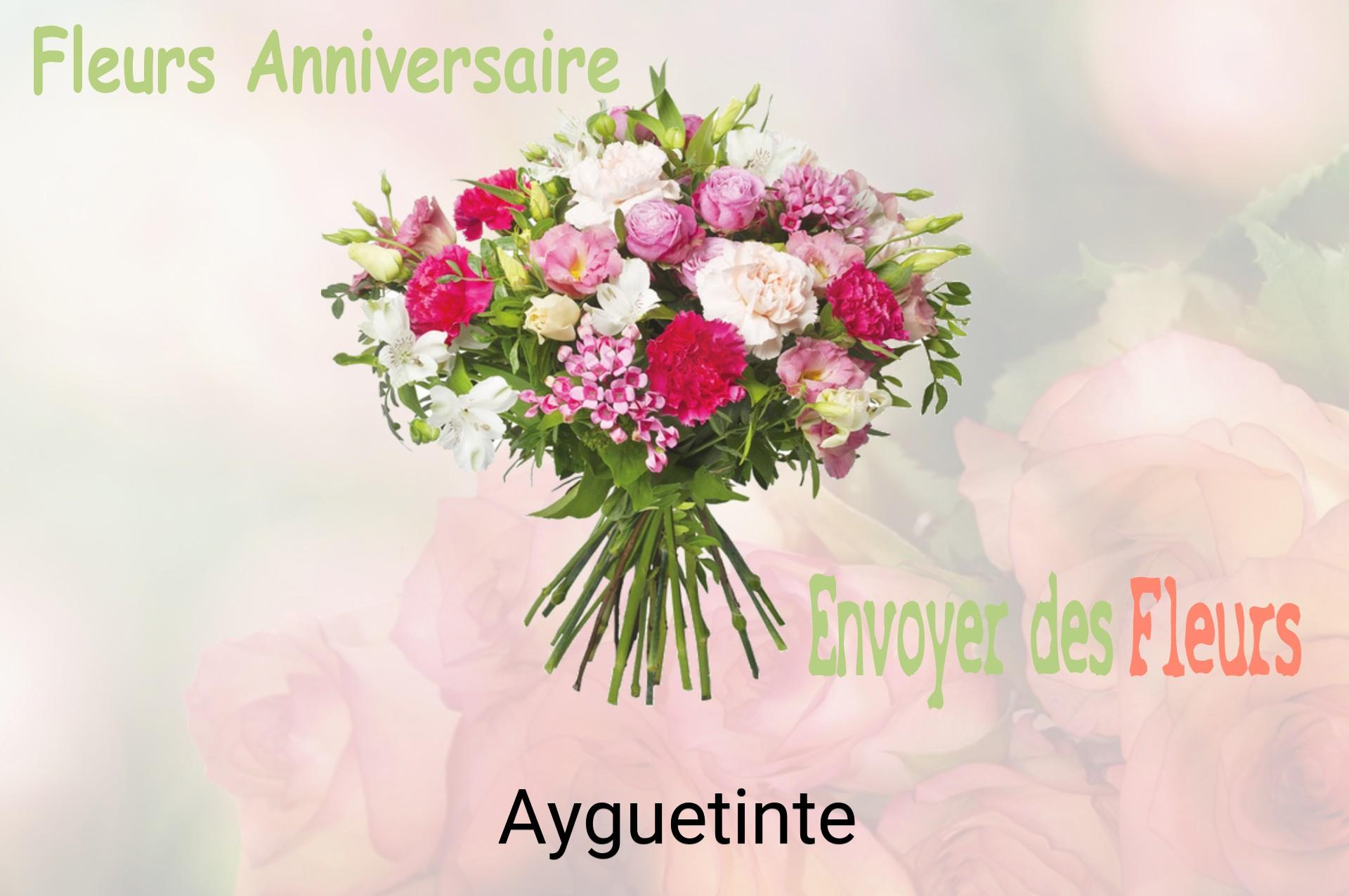Bouquet de fleurs d’anniversaire livré à Ayguetinte