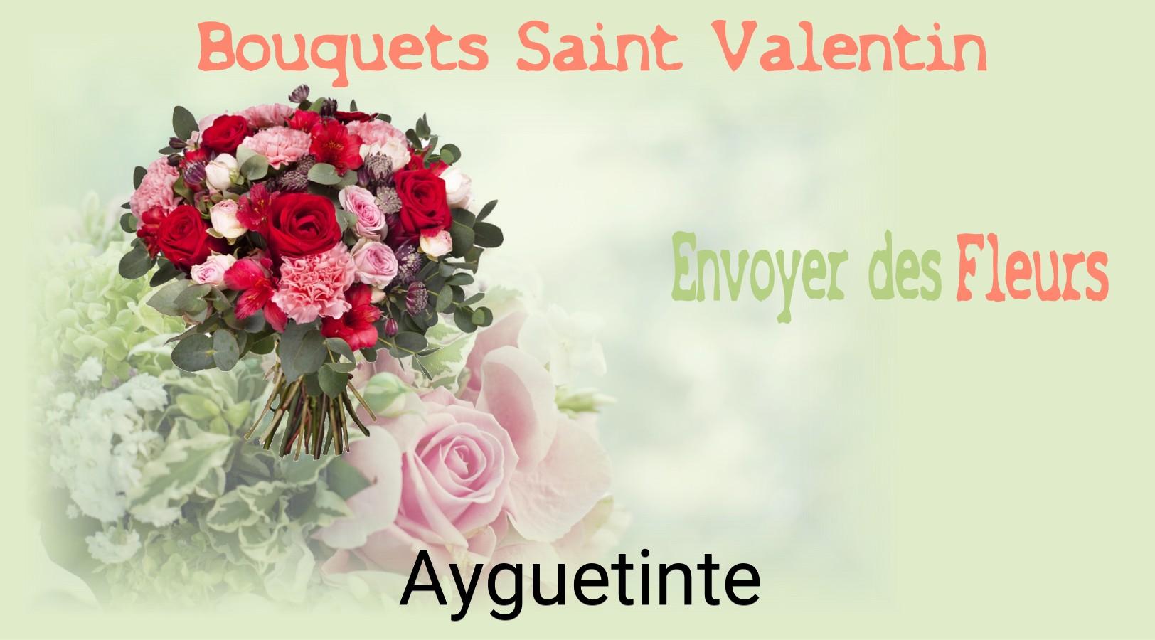 Roses de Saint-Valentin livrées à Ayguetinte
